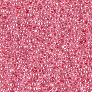 11/0 Carnation Pink Ceylon Miyuki Seed Bead 11-535