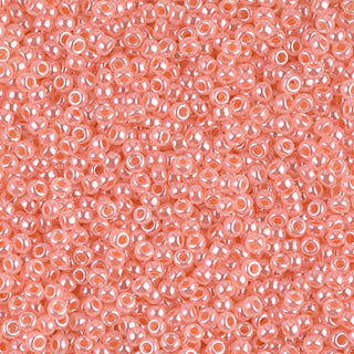 11/0 Salmon Ceylon Miyuki Seed Bead 11-539 10g