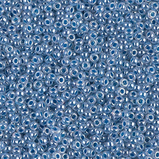 11/0 Dark Sky Blue Ceylon Miyuki Seed Bead 11-545 10g