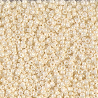 11/0 Cream Ceylon Miyuki Seed Bead 11-594 10g
