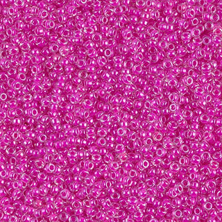 15/0 Fuchsia Lined Crystal Miyuki Seed Bead 15-209 10g