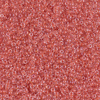 15/0 Salmon Lined Crystal Miyuki Seed Bead 15-214 10g
