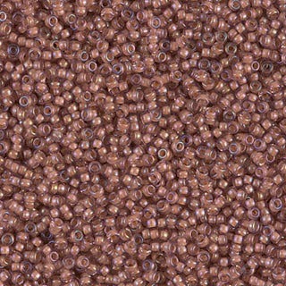 15/0 Lined Cinnamon Luster Miyuki Seed Bead 15-337 10g