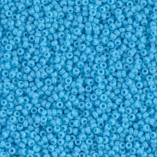 15/0 Opaque Turquoise Blue Miyuki Seed Bead 15-413 10g