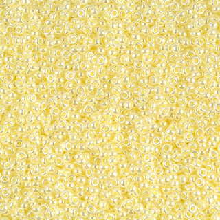15/0 Light Lemon Ice Ceylon Miyuki Seed Bead 15-514 10g