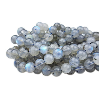 7.5mm beads of round Labradorite