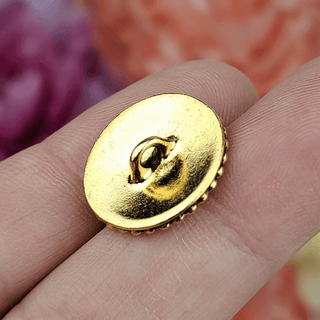 Bali Button 18mm, Antique Gold