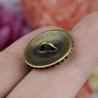 Tierracast Bali Button 18mm, Antique Brass
