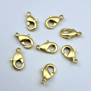 9x5mm Satin Gold Lobster Clasp