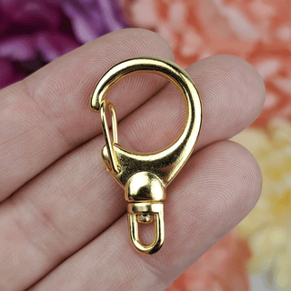 Swivel Lobster Clasp 33x19mm, Gold