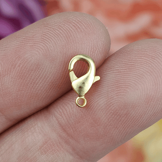 9x5mm Satin Gold Lobster Clasp