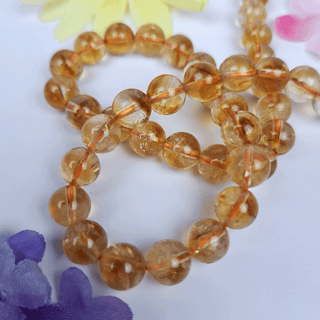yellow citrine gemstone beads