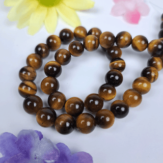 brown tiger eye gemstone beads