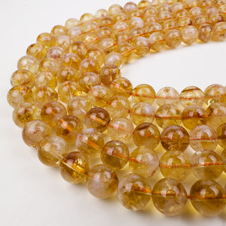 10mm citrine beads