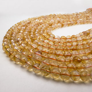 6mm citrine beads