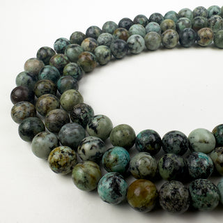 African Turquoise 8mm Round 15in Strand