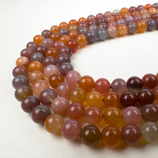 Mozambique Agate 8mm Round 15in Strand