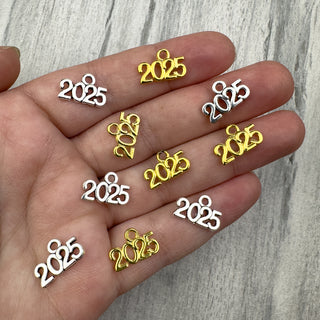 gold and silver 2025 charms