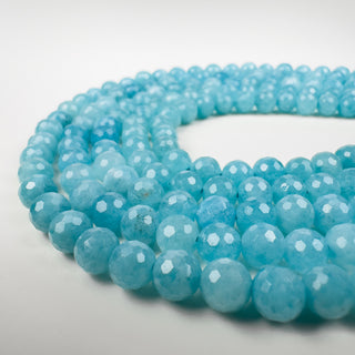 Amazonite 6mm Round Faceted 15.5in Strand