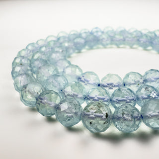Topaz 7mm Round Faceted 15.5in Strand