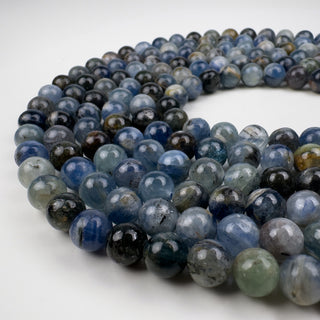 Mixed Blue Green Kyanite 8mm 15.5in Round