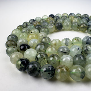 Prehnite 10mm Round 15.5in Strand