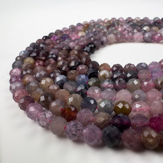 Spinel 5mm Round Faceted 15.5in Strand