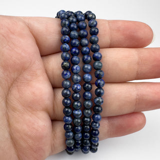Lapis 4.5mm Round 15in Strand