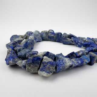Lapis 7-12mm Rough Nugget 15.5in Strand