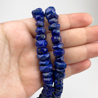 Lapis 8-12mm Freeform Nuggets 16in Strand