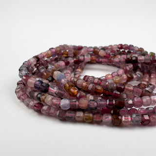 Spinel 2.5mm Cube Faceted 15.5in Strand
