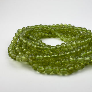 AAA Peridot 4mm Round 15.5in Strand