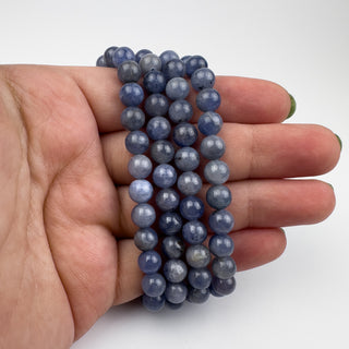 Tanzanite 6.5mm Round 15.5in Strand