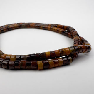 Red Tiger's Eye 4mm Heishi 15.5in Strand
