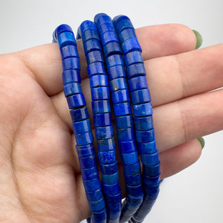 AAA Lapis 6mm Heishi 15.5in Strand