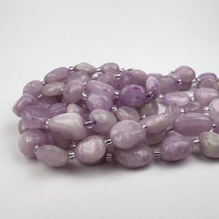 Kunzite 8-9x8-12mm Nuggets 15in Strand