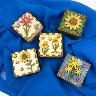 Tiny Treasure Box Flowers