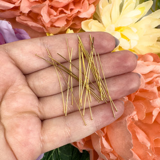 24ga 1.5in Gold Plt Head Pins