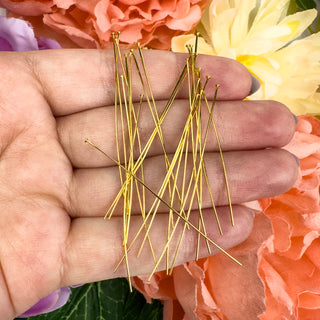 24ga 2in Gold Plt Head Pins