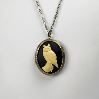 Oval Locket Necklace - Multiple Designs