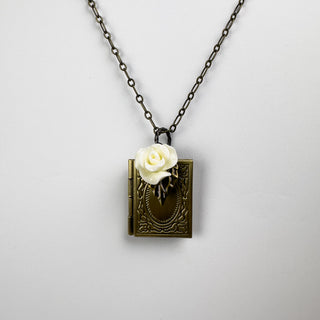Book Locket Necklace - Multiple Designs