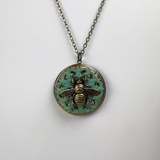 Round Locket Necklace - Multiple Designs