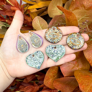 Handcrafted Miscellaneous Ceramic Charm Pairs - Multiple Designs
