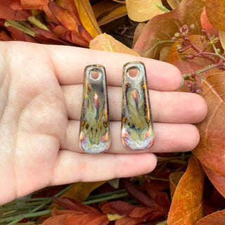 Handcrafted Ceramic Drops Charm Pairs - Multiple Designs