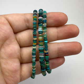 Opal 3-5mm Rondelle Graduated 17in Strand