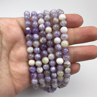 Purple Opal 6mm Round 15in Strand