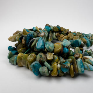 Blue Opal 6-12mm Chips 15in Strand