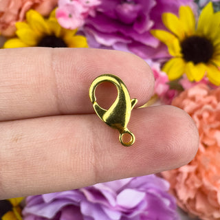 15x9mm Lobster Claw - Multiple Colors gold