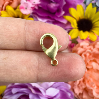 15x9mm Lobster Claw - Multiple Colors satin gold