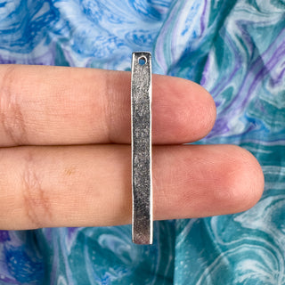 35mm Rectangle Drop - Silver